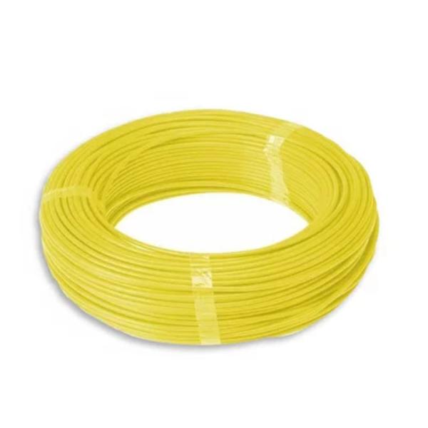 Cabo Flexível 1.5mm 750V Rolo Com 100 Metros Amarelo - FIOS INMETRO ISO9001 Imagem de Cabo Flexível 1.5mm 750V Rolo Com 100 Metros Amarelo