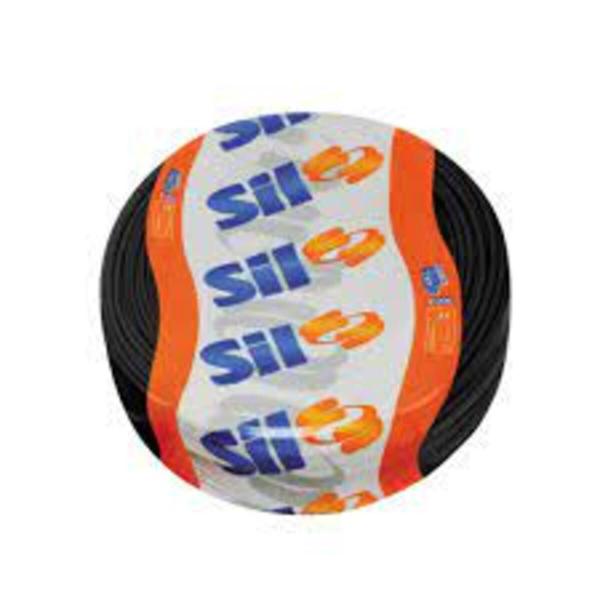 Cabo Flexível 16mm 1kv Preto 1 Metro - Sil Imagem de Cabo Flexível 16mm 1kv Preto 1 Metro - Sil