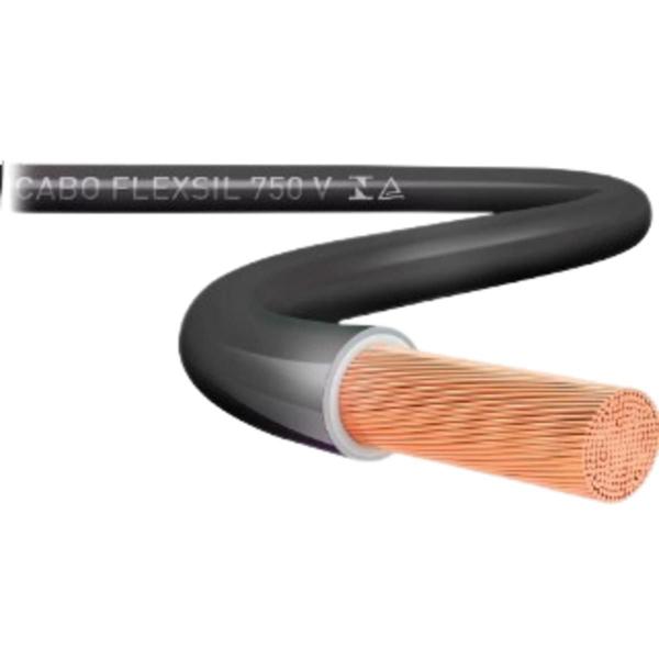 Cabo Flexível 16mm 1kv Preto 1 Metro - Sil Imagem de Cabo Flexível 16mm 1kv Preto 1 Metro - Sil