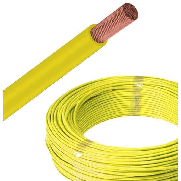 Cabo Flexivel 2.5MM Amarelo 750V 100MTS - COBREMACK Imagem de Cabo Flexivel 2.5MM Amarelo 750V 100MTS - COBREMACK