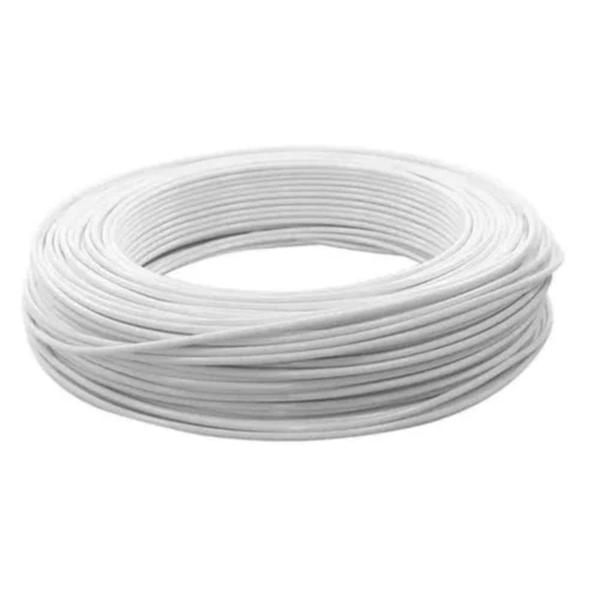 Cabo Flexível 2,5mm 750V Rolo Com 100 Metros Branco - FIOS INMETRO ISO9001 Imagem de Cabo Flexível 2,5mm 750V Rolo Com 100 Metros Branco