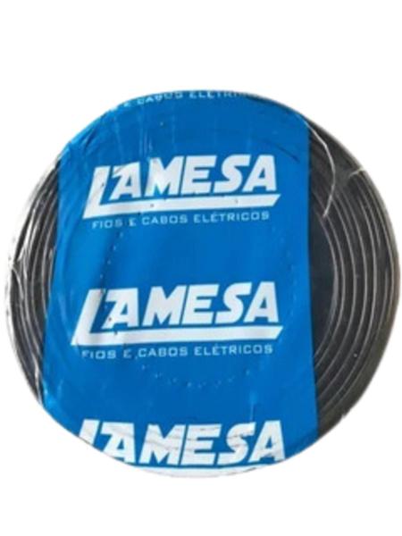 Cabo Flexível 2,5Mm Rolo Com 100 Metros Preto Lamesa Imagem de Cabo Flexível 2,5Mm Rolo Com 100 Metros Preto Lamesa