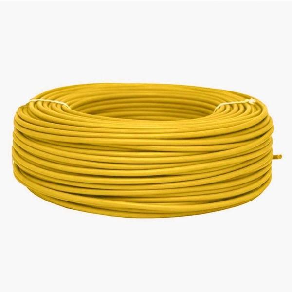 Imagem de Cabo Flexivel 4,00Mm 750V Amarelo Rolo Com 15 Metros Corfio