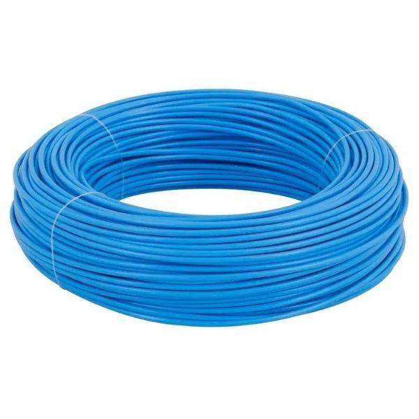 Cabo flexível 4,0mm azul claro 750v - 50mts - condutores nbr Imagem de Cabo flexível 4,0mm azul claro 750v - 50mts - condutores nbr