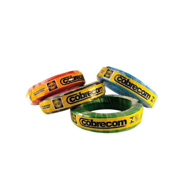 Cabo Flexivel 6,0MM Preto 750V 100 Metros COBRECOM Imagem de Cabo Flexivel 6,0MM Preto 750V 100 Metros COBRECOM