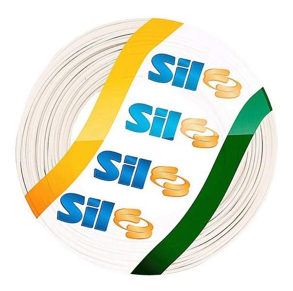 Cabo Flexível 6mm Branco Sil - 100 Metros - SIL Fios Imagem de Cabo Flexível 6mm Branco Sil - 100 Metros
