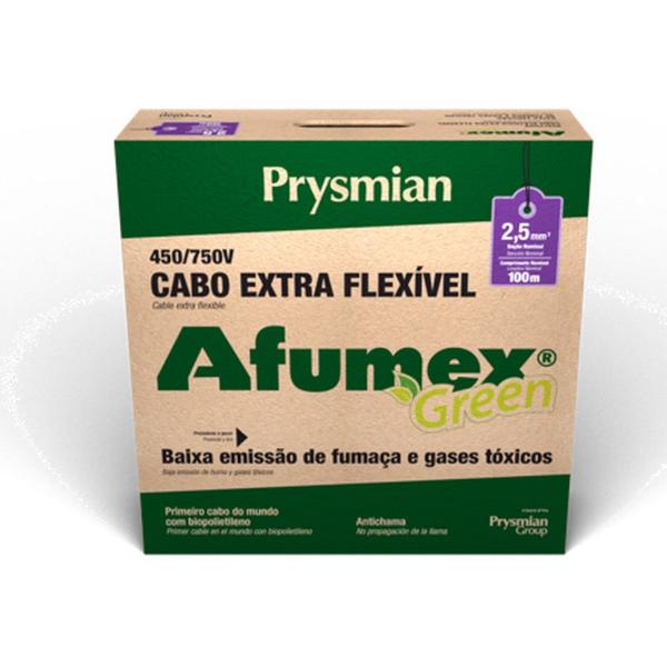 Imagem de Cabo Flexivel  750V  100 Metros Afumex Prysmian