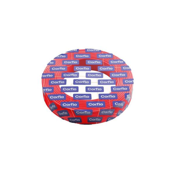 Cabo Flexível 750V 4,00mm² Vermelho Rolo 100Mts - Corfio Imagem de Cabo Flexível 750V 4,00mm² Vermelho Rolo 100Mts - Corfio