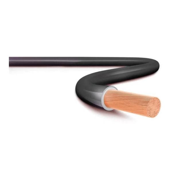 Cabo Flexível BWF 6,0mm² Rolo de 100 Metros 750V Corfio - Preto Imagem de Cabo Flexível BWF 6,0mm² Rolo de 100 Metros 750V Corfio - Preto