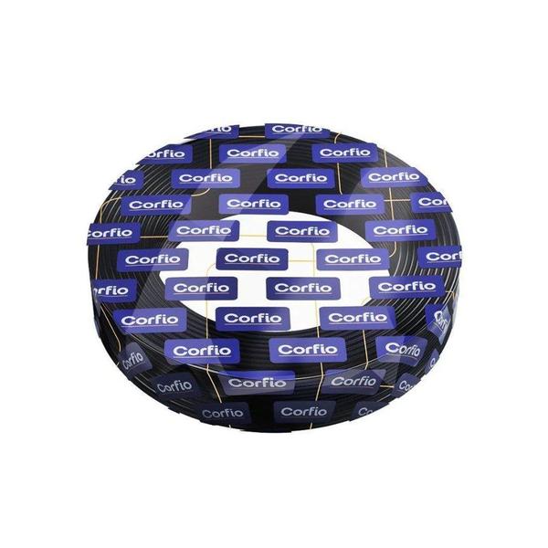 Cabo Flexível BWF 6,0mm² Rolo de 100 Metros 750V Corfio - Preto Imagem de Cabo Flexível BWF 6,0mm² Rolo de 100 Metros 750V Corfio - Preto