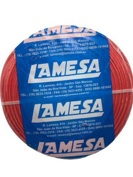 Cabo Flexível Lamesa 2,5Mm Vermelho Imagem de Cabo Flexível Lamesa 2,5Mm Vermelho