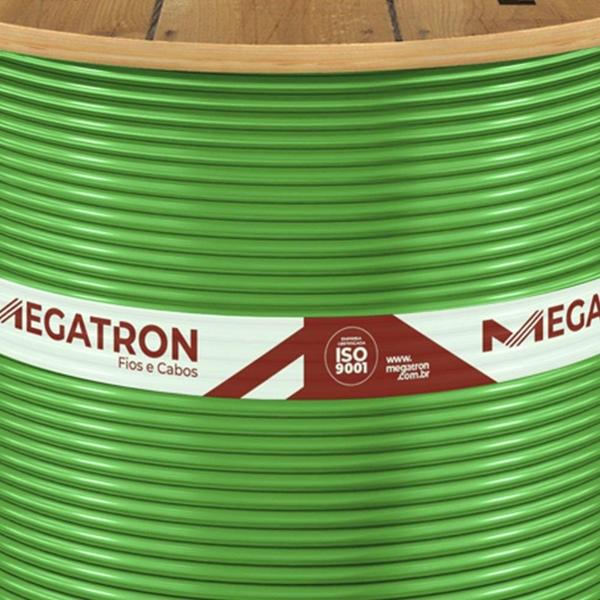 Imagem de Cabo Flexível Megatron 4MMx800M Bobina 750V Verde