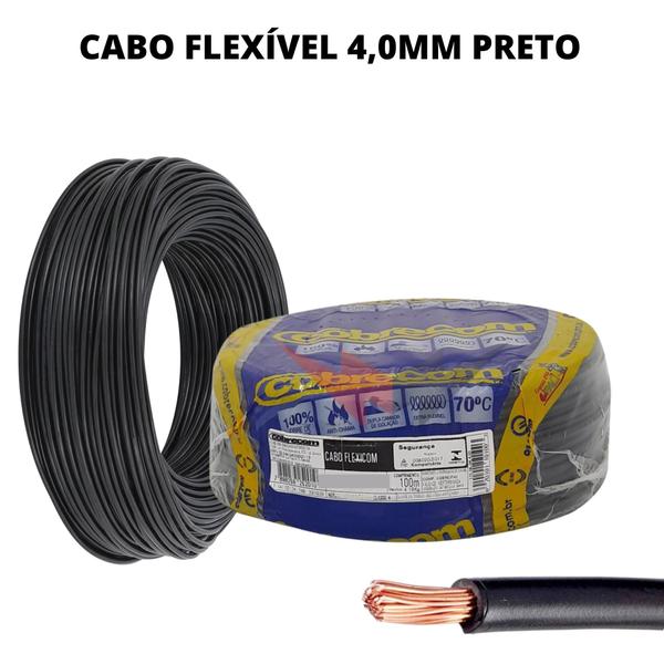 Imagem de Cabo Flexível Para Eletrica Fio Original 4,0mm 95 Metros 