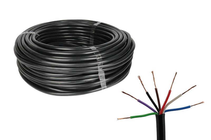 Cabo Flexível Pp Instalação Elétrica 7 Vias - 5 Metros - 2M Imagem de Cabo Flexível Pp Instalação Elétrica 7 Vias - 5 Metros