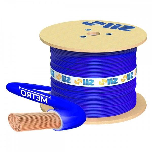 Cabo Flexivel Sil 750V 10Mm Azul Por Metro - SIL FIOS E CABOS Imagem de Cabo Flexivel Sil 750V 10Mm Azul Por Metro