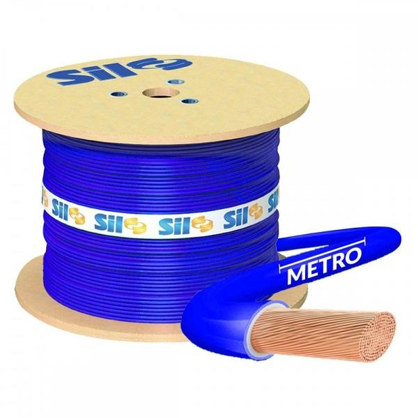 Cabo Flexivel Sil 750V 10Mm Azul Por Metro - SIL FIOS E CABOS Imagem de Cabo Flexivel Sil 750V 10Mm Azul Por Metro