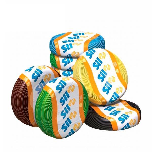 Cabo FlexSil 750V 2,50mm² Amarelo Rolo 25m SIL Imagem de Cabo FlexSil 750V 2,50mm² Amarelo Rolo 25m SIL