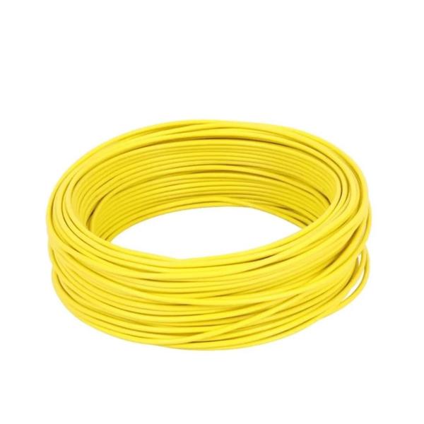 Cabo FlexSil 750V 2,50mm² Amarelo Rolo 25m SIL Imagem de Cabo FlexSil 750V 2,50mm² Amarelo Rolo 25m SIL