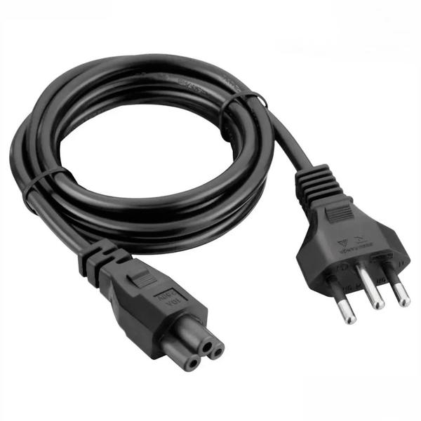 Cabo Força Energia Fonte Notebook Tripolar Padrão Br 1,2 Metros Mymax WSPCC-BRP-BK-1.2M Imagem de Cabo Força Energia Fonte Notebook Tripolar Padrão Br 1,2 Metros Mymax WSPCC-BRP-BK-1.2M