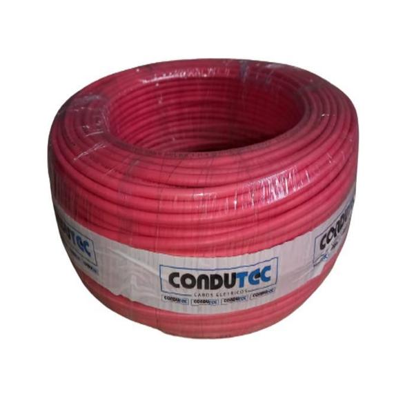 Cabo Fotovoltaico 1X6,0Mm 0,6/1Kv Com 100 Metros Vermelho - Condutec Imagem de Cabo Fotovoltaico 1X6,0Mm 0,6/1Kv Com 100 Metros Vermelho
