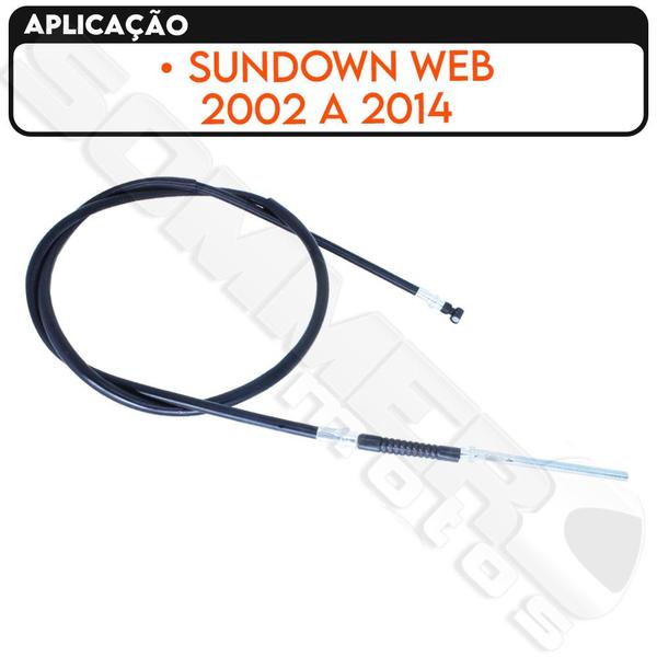 Imagem de Cabo Freio Dianteiro Sundowm Web 2002 a 2014 Mhx