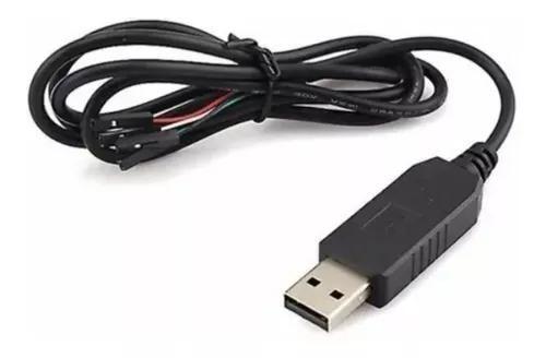 Imagem de Cabo Ftdi Usb A Para Ttl Rs232 Pl2303hx 4 Pinos/ Nf