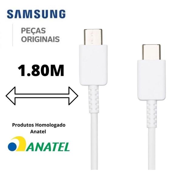 Imagem de Cabo grande original Samsung Usb C para C 1.8M