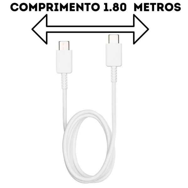 Imagem de Cabo grande original Samsung Usb C para C 1.8M