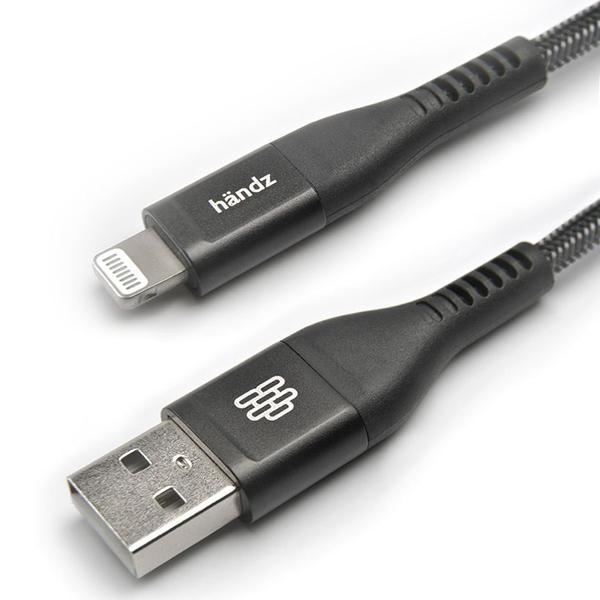 Imagem de Cabo Handz USB Lightning Mfi Ultra Nylon 500d 1,5 Metros