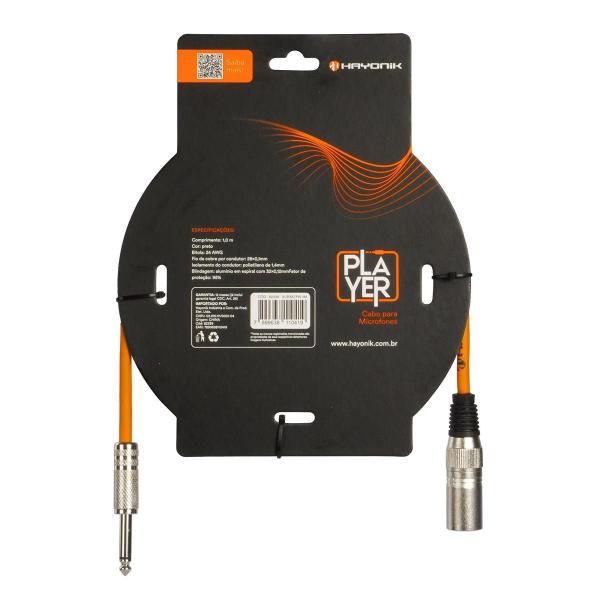 Imagem de Cabo Hayonik Para Microfone Player Xlr(F) P10(M) 1M