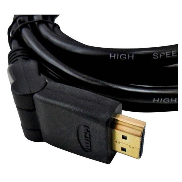 Imagem de Cabo HDMI 1.4 Com Conectores Retráteis Suporte à Imagem 3D e Áudio 7.1 - 1.5 Mts