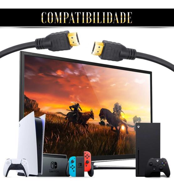 Imagem de Cabo HDMI 1.5 Metros Blindado Ultra HD 4K 3D Banhado à Ouro