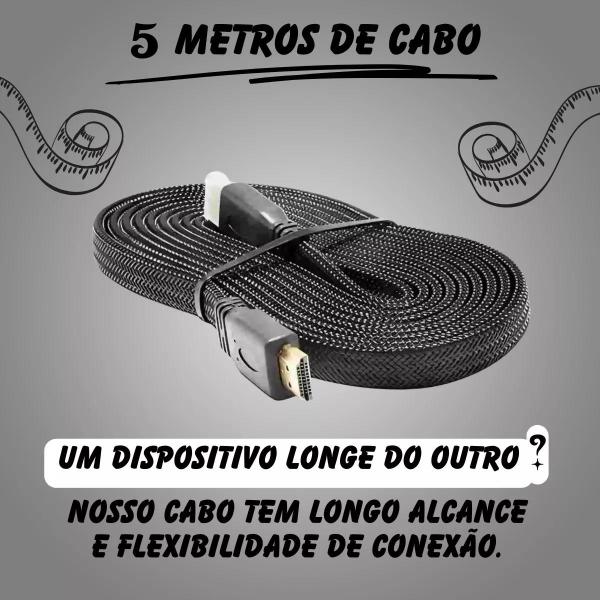 Imagem de Cabo Hdmi 10 Metros 2.0 4k Ultra Hd 3d 19 Pinos Zk Top Linha