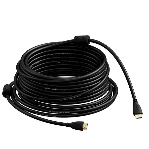 Imagem de Cabo HDMI 10 Metros 2.0 Intelbras CHF 2010, 4K Ultra HD, 60Hz, 10m, Preto