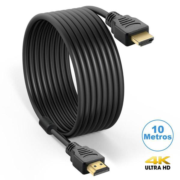 Imagem de Cabo Hdmi 10 Metros 4k 3d Com Filtro Mxt