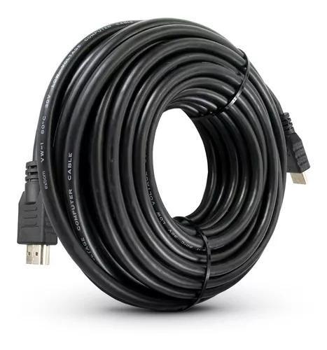 Imagem de Cabo Hdmi 15m Blindado 4k 3d Hd 1.4 19 Pino Dourado Ethernet