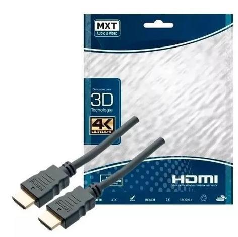 Imagem de Cabo Hdmi 1m 4k 3d Mxt 8.1.353