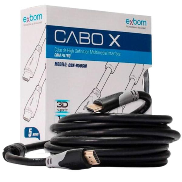 Imagem de Cabo hdmi 2.0 05 mts exbom