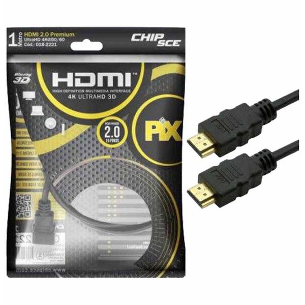 Imagem de Cabo Hdmi 2.0 1 Metro 2221 Pix - Un