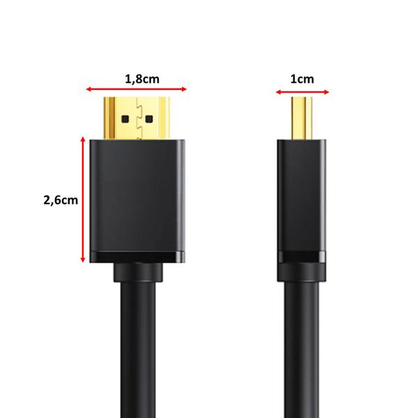 Imagem de Cabo Hdmi 2.0 19 Pinos 3 Metros 4k Ultra Hd 3d Alta Velocidade MHD4023