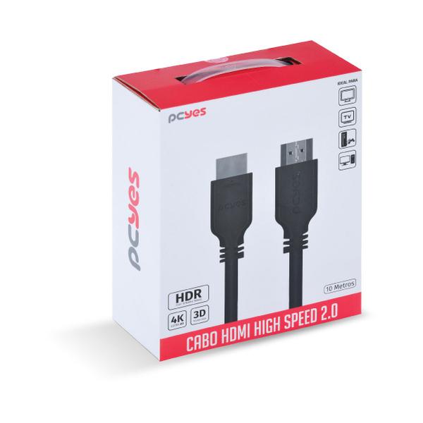 Imagem de Cabo Hdmi 2.0 4k 30awg Puro Cobre 10 Metros - Phm20-10