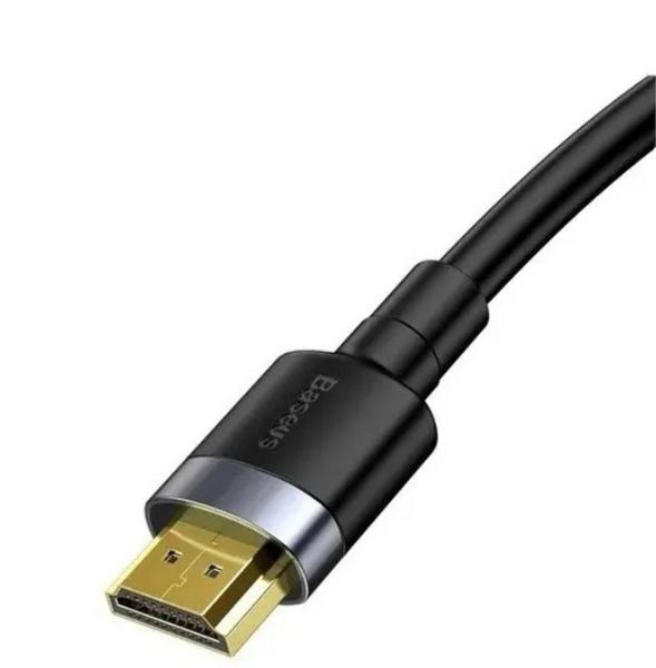 Imagem de Cabo Hdmi 2.0 4k 60hz Hdr 3d Resistente Baseus Cafule 2m