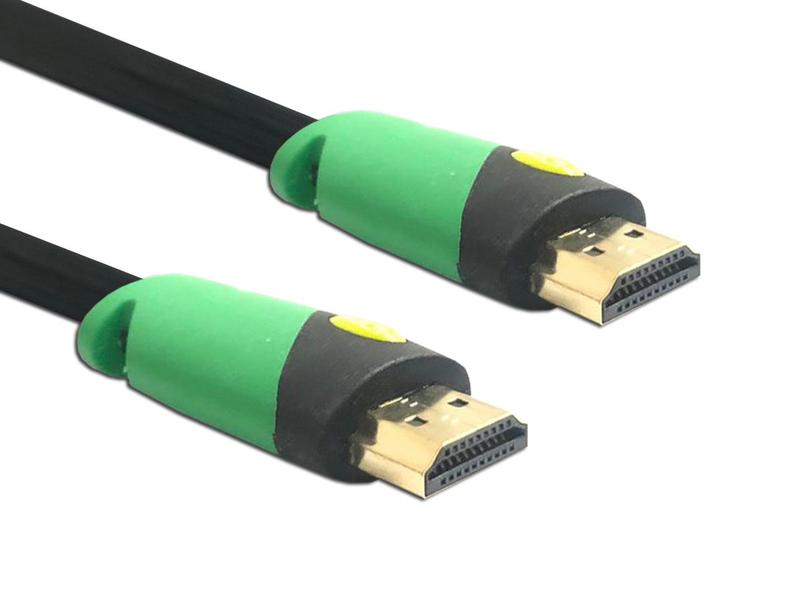 Imagem de Cabo hdmi 2.0 4k flat de 3 metros green