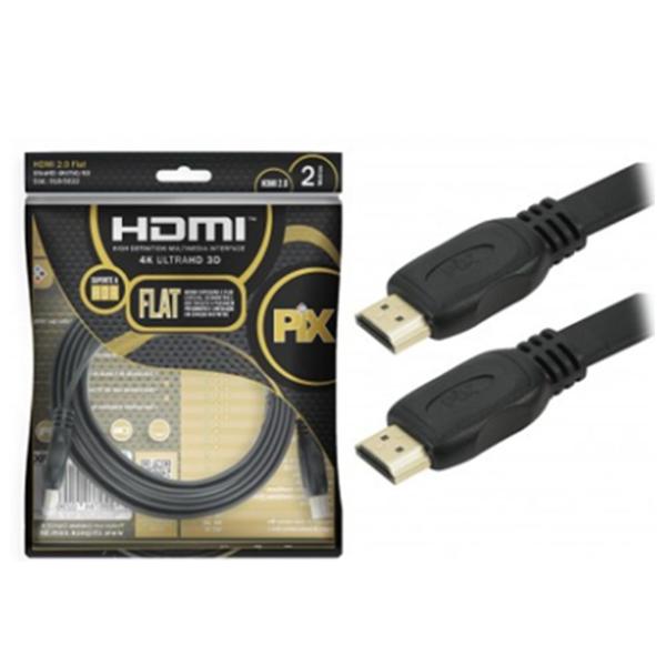 Cabo Hdmi 2.0 4k Hdr 19 Pinos 2,0m: Qualidade Visual - A.R Variedades MT Imagem de Cabo Hdmi 2.0 4k Hdr 19 Pinos 2,0m: Qualidade Visual