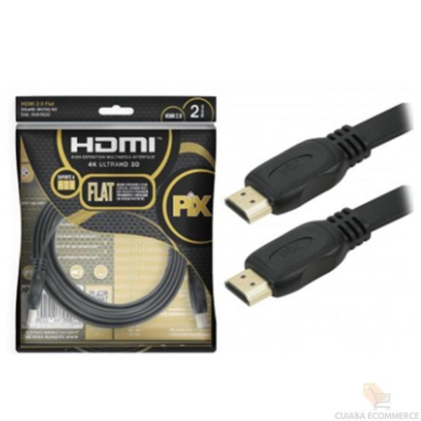 Cabo Hdmi 2.0 4k Hdr 19 Pinos 2,0m: Qualidade Visual - A.R Variedades MT Imagem de Cabo Hdmi 2.0 4k Hdr 19 Pinos 2,0m: Qualidade Visual