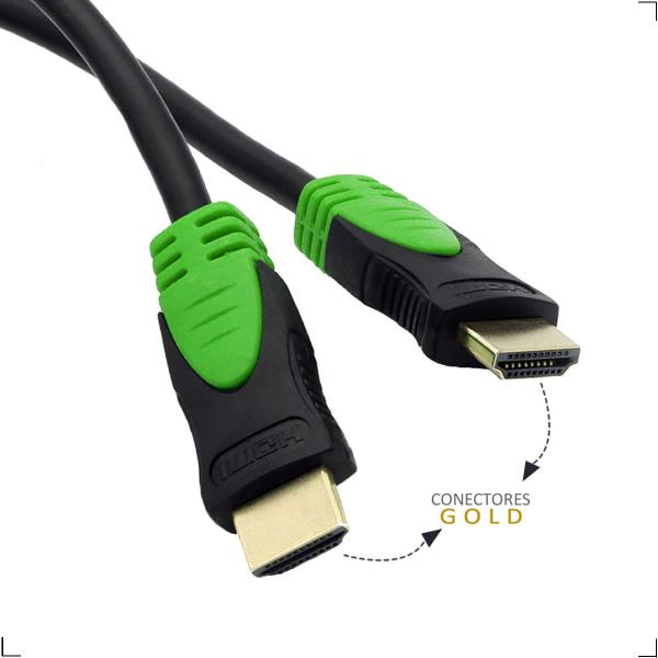 Imagem de Cabo HDMI 2.0 4K UHD 60Hz ARC 3D de 5 Metros