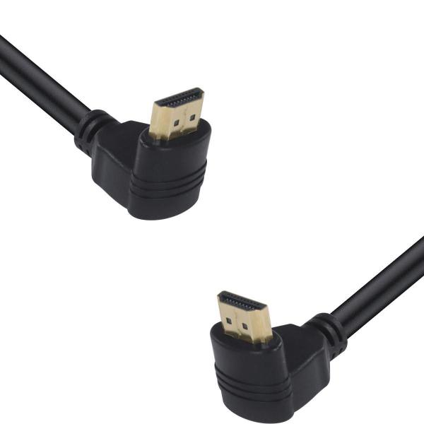 Imagem de Cabo Hdmi 2.0 4K Ultra Hd 3D Conectores 90 2M H20B90-2