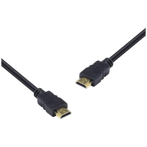 Imagem de Cabo hdmi 2.0 4k ultra hd 3d conexão ethernet 1 metro