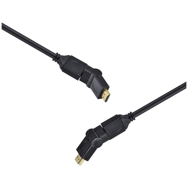 Imagem de Cabo Hdmi 2.0 4K Ultra Hd 3D Conexão Ethernet 360 2M