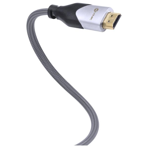 Imagem de Cabo HDMI 2.0 4K ULTRA HD 3D Conexao ETHERNET Blindado em NYLON 5 Metros - H20B-5